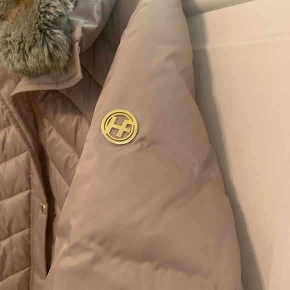 Coat 35 inches long from the collar with removable faux  fur collar brand new - Picture 3 of 5